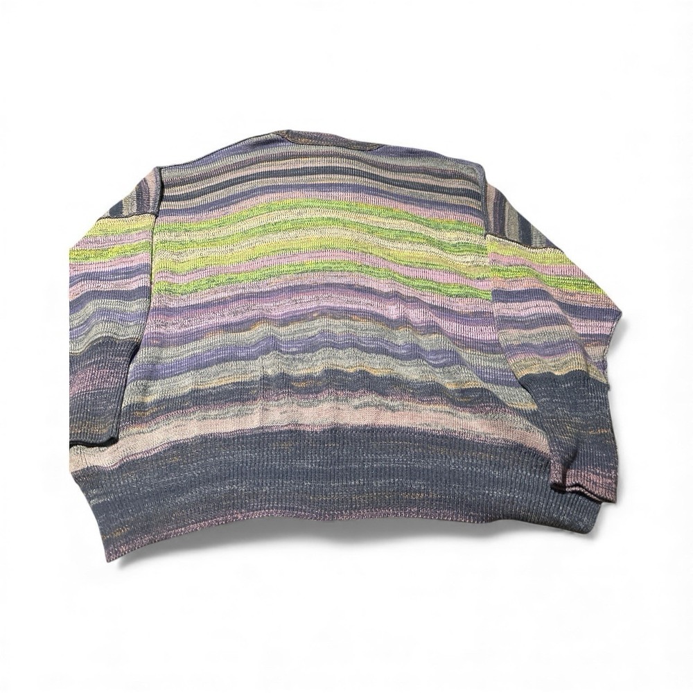 Free People Easy Street Space Dye Oversized Sweater Bohemian Free Spirit Size L - Picture 11 of 12